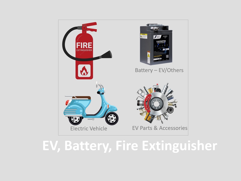 Electric Vehicle and its parts & Accesories, Fire Extinguisher