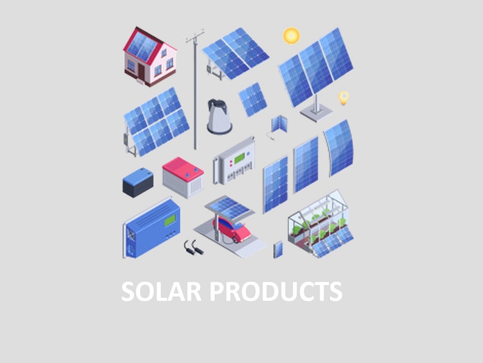 All type of Solar Products such as Home Appliances, Garden/Street Lights